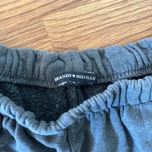 brandy melville grey rosa sweatpants
